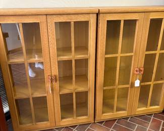 2 Bookcase cabinets