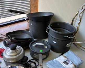 "Commercial" brand pots and pans