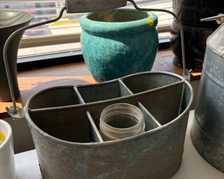 Vintage milk or jar carrier