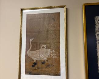 “Flowering Reeds and a Pair of Swans”. * originally attributed to an anonymous artist from the Song