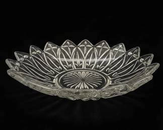 Federal Glass Petal or Starburst Serving Dish second image