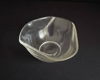 MidCentury Modern Glass Ashtray or Trinket Dish