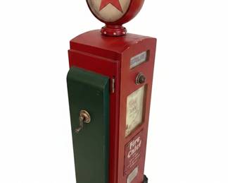 Fire Chief Model C Gasoline Pump Display Cabinet with Clock fourth image