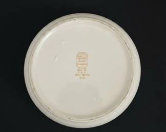 Vintage Halls Superior Quality Kitchenware Rose White Casserole Dish with Lid model third image