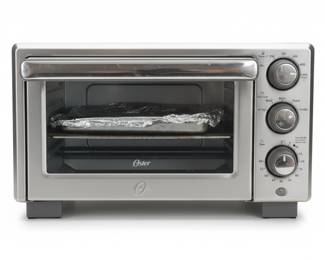 Oster Compact Countertop Oven With Air Fryer, Stainless Steel