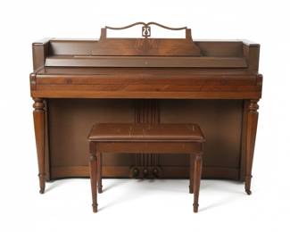 CableNelson Upright Piano with Bench