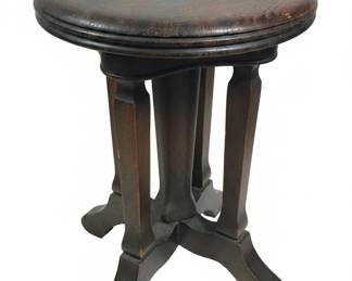 Antique Piano Stool