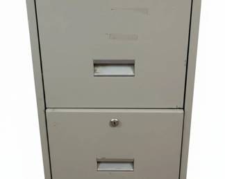TwoDrawer Metal Filing Cabinet