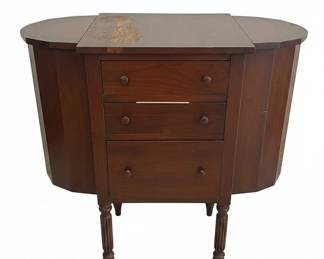 Vintage Martha Washington Style Sewing Cabinet