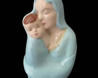 Madonna and Child Ceramic Figurine