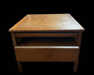 Vintage Mersman MidCentury Modern End Table with Drawer third image