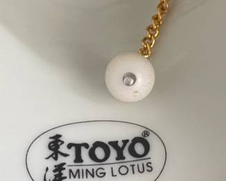 Toyo Ming Lotus Porcelain Bell second image