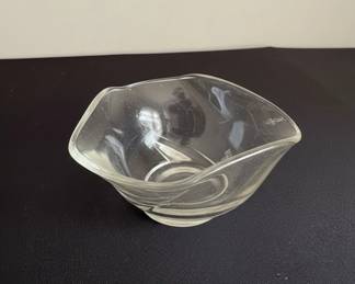 MidCentury Modern Glass Ashtray or Trinket Dish second image