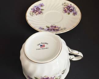 Fielder Keepsakes Fine Porcelain Teacup and Saucer Set second image