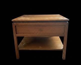 Vintage Mersman MidCentury Modern End Table with Drawer second image