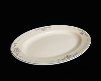 Homer Laughlin Eggshell Georgian Floral Serving Platter