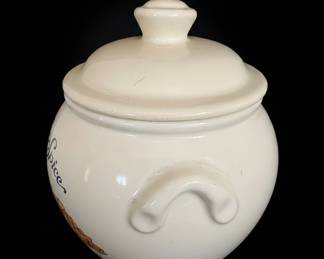 Vintage Treasure Craft Sugar Spice Ceramic Cookie Jar fourth image