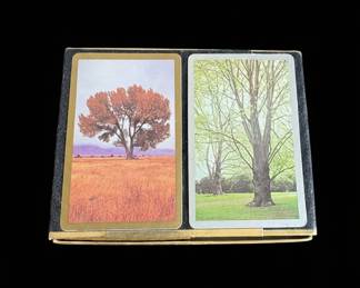 Congress Playing Cards Scenic Trees Series CelUTone Finish