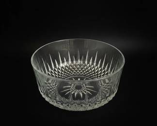 Arcoroc France Starburst Crystal Glass Serving Bowls Set of
