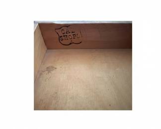 Vintage MCM French Provincial style by California Furniture Shops, Ltd. CA Shops End Table with Drawer third image