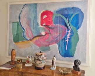 Large Tapestry / Wool Rug by Calman Shemi, listed
