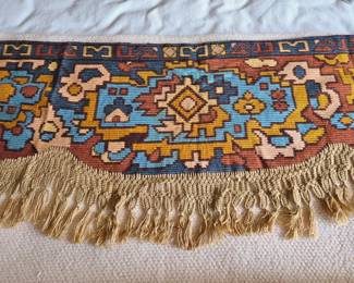 Pair, Antique Woven Valances