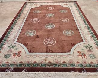 Very Fine Silk Blend Chinese Rug