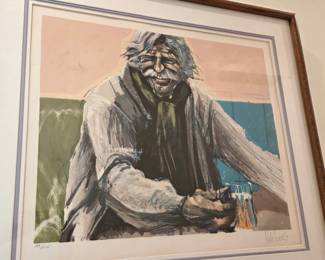 Oraiginal Litho by Aldo Luongo, listed