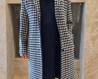 Vintage Houndstooth Coat