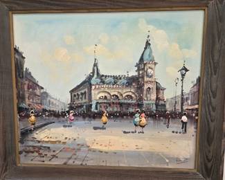 "Old Town" Orig. Oil
