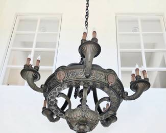 Antique Bronze Chandelier