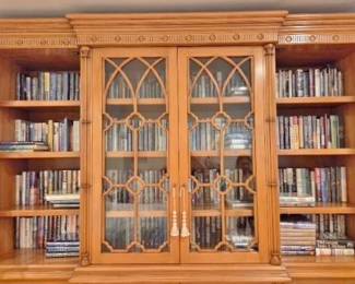Large Library Full of First Editions; all the books on the left are signed