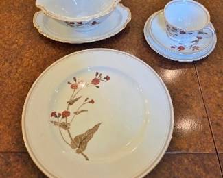 Retro Dinner Service for 12 with Serving Pieces