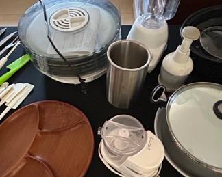 Assorted Kitchen Appliances and Cookware
