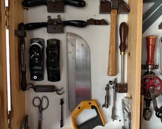 Vintage Machinist Tool Chest with Assorted Tools