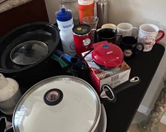 Assorted Kitchen Appliances and Cookware second image