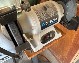 Delta Bench Grinder with Light and Wire Wheel second image
