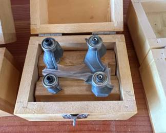 Router Bit Set in Wooden Box