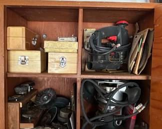 Vintage SKIL Power Tools Collection with Router and Belt Sander