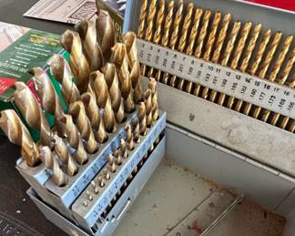 Piece HighSpeed Steel Drill Bit Set in Metal Case second image