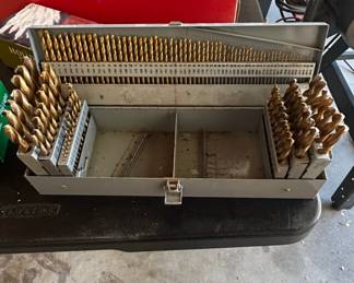 Piece HighSpeed Steel Drill Bit Set in Metal Case