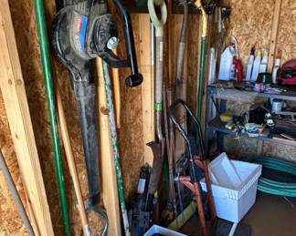 Assorted Garden and Yard Tools