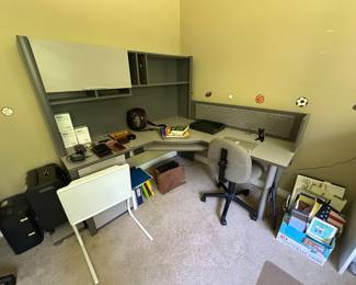 Office desks, office supplies