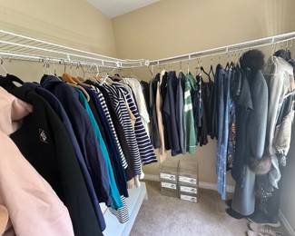 Designer clothing, purses, shoes, boots