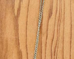 Sterling silver enamel Tiffany double mini heart tag pendant