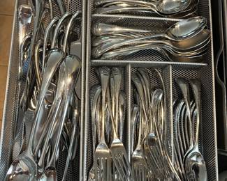 Large Dansk flatware set