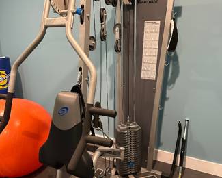 Full home gym set up including Nautilus NS 300X
