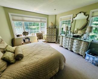 Hand-painted French Provincial bedroom set