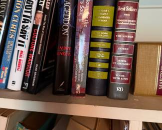 assortment of books