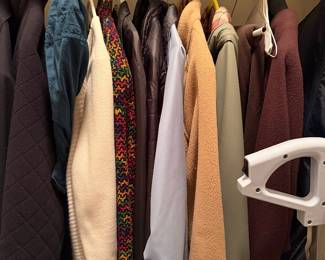 clothing, lots of clothing